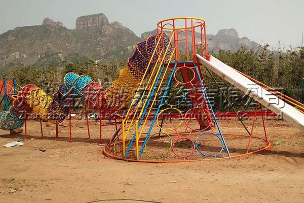 滑梯龍洞三組合_體能樂園
